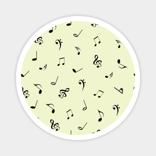 Musical notes, Magnet